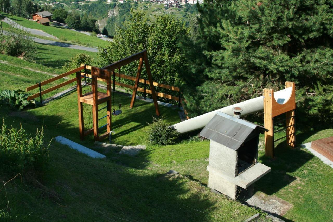 Chalet Le Fertin La Tzoumaz Exterior foto